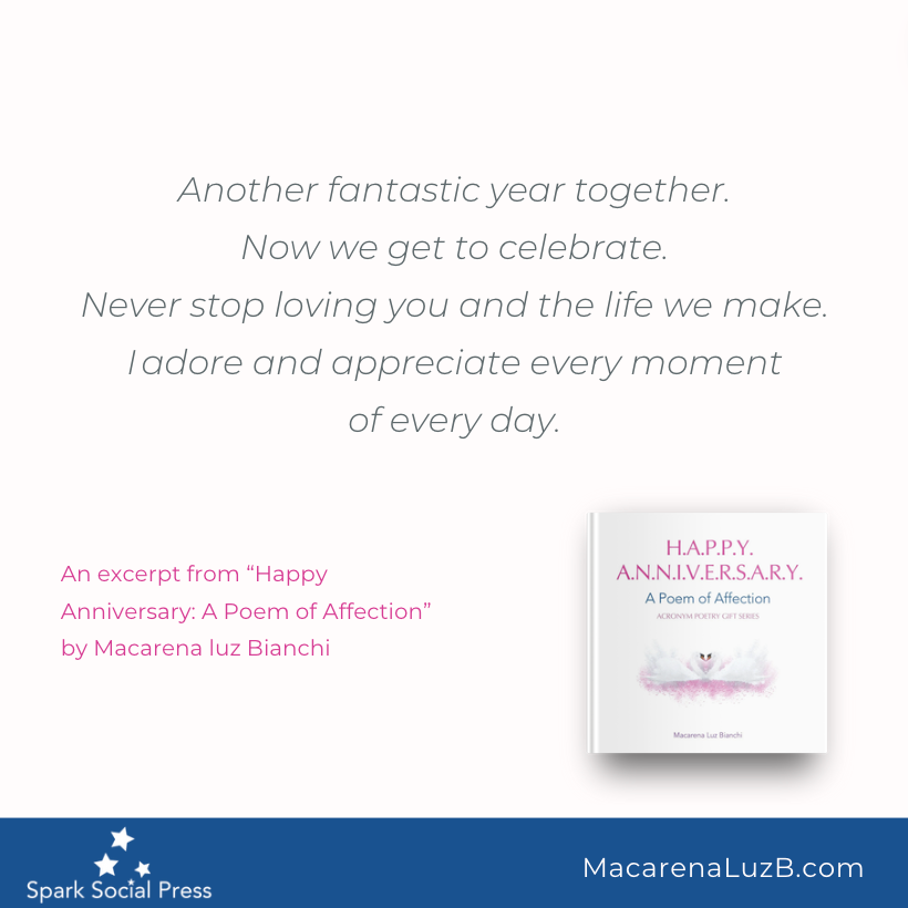 Happy Anniversary: A Poem of Affection
