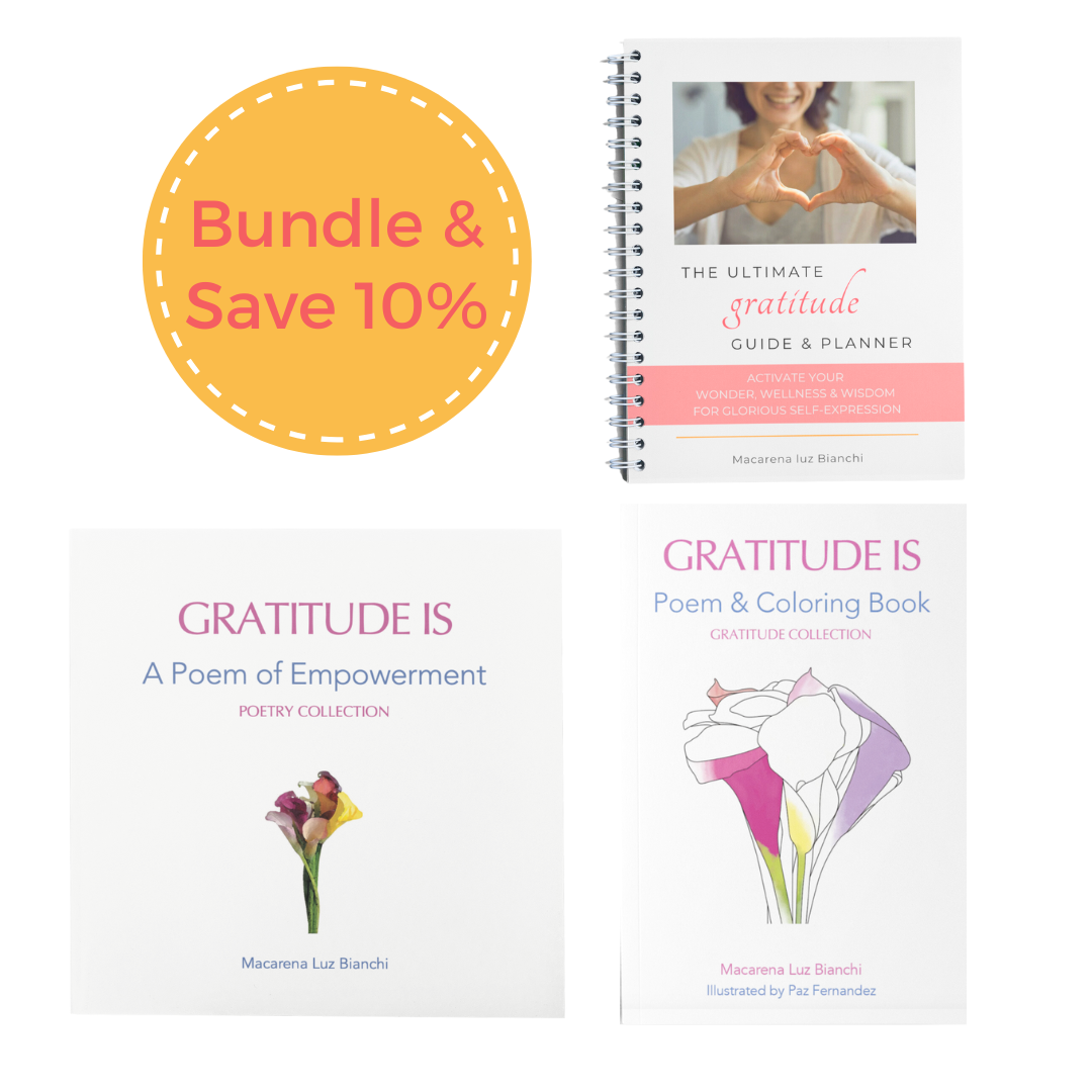 Gratitude: Gift Book, Planner & Coloring Book Bundle