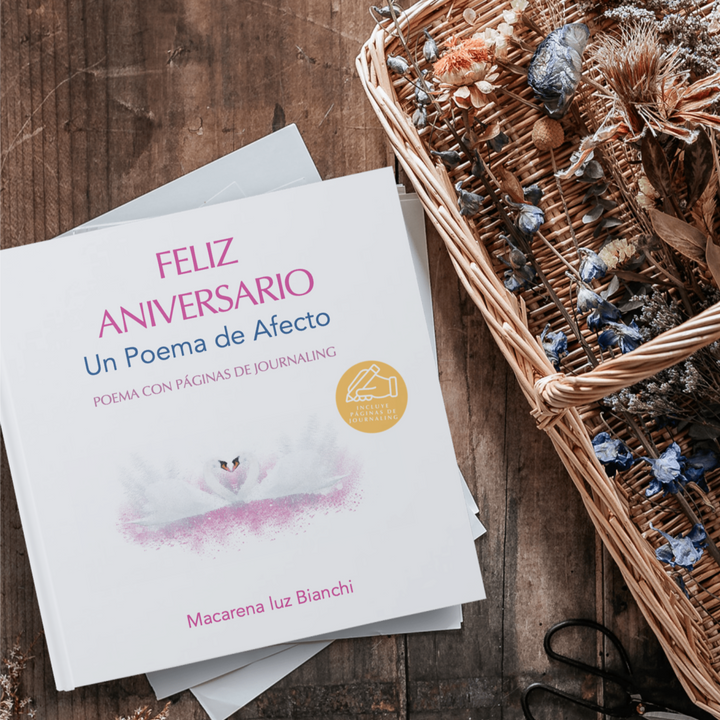 Libro de Regalo Romántico de Aniversario con Páginas para Journaling