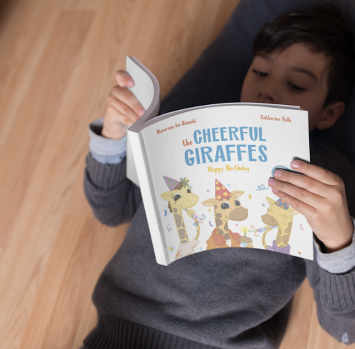 The Cheerful Giraffes: Happy Birthday | Hardcover