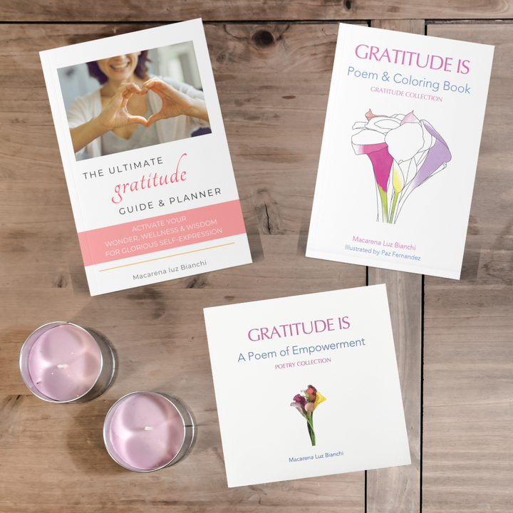 Gratitude: Gift Book, Planner & Coloring Book Bundle