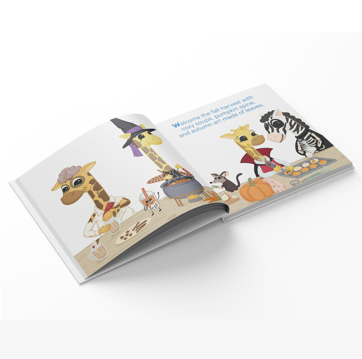 The Spooky Giraffes: Happy Halloween | Hardcover